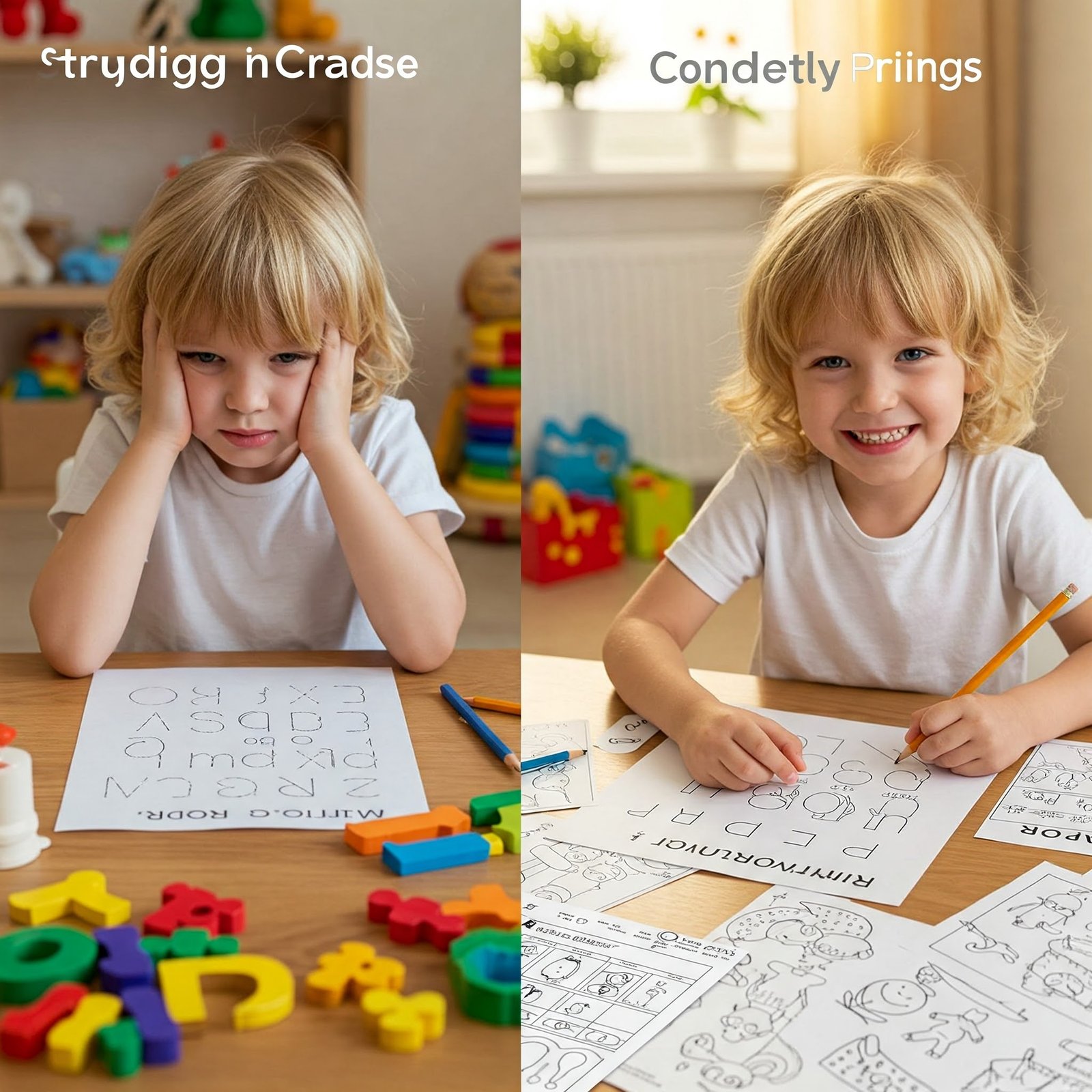 1200+ Kids Pencil Control Practice Worksheets Bundle: Printable Activities for Preschool & Kindergarten 4 activity books1 1