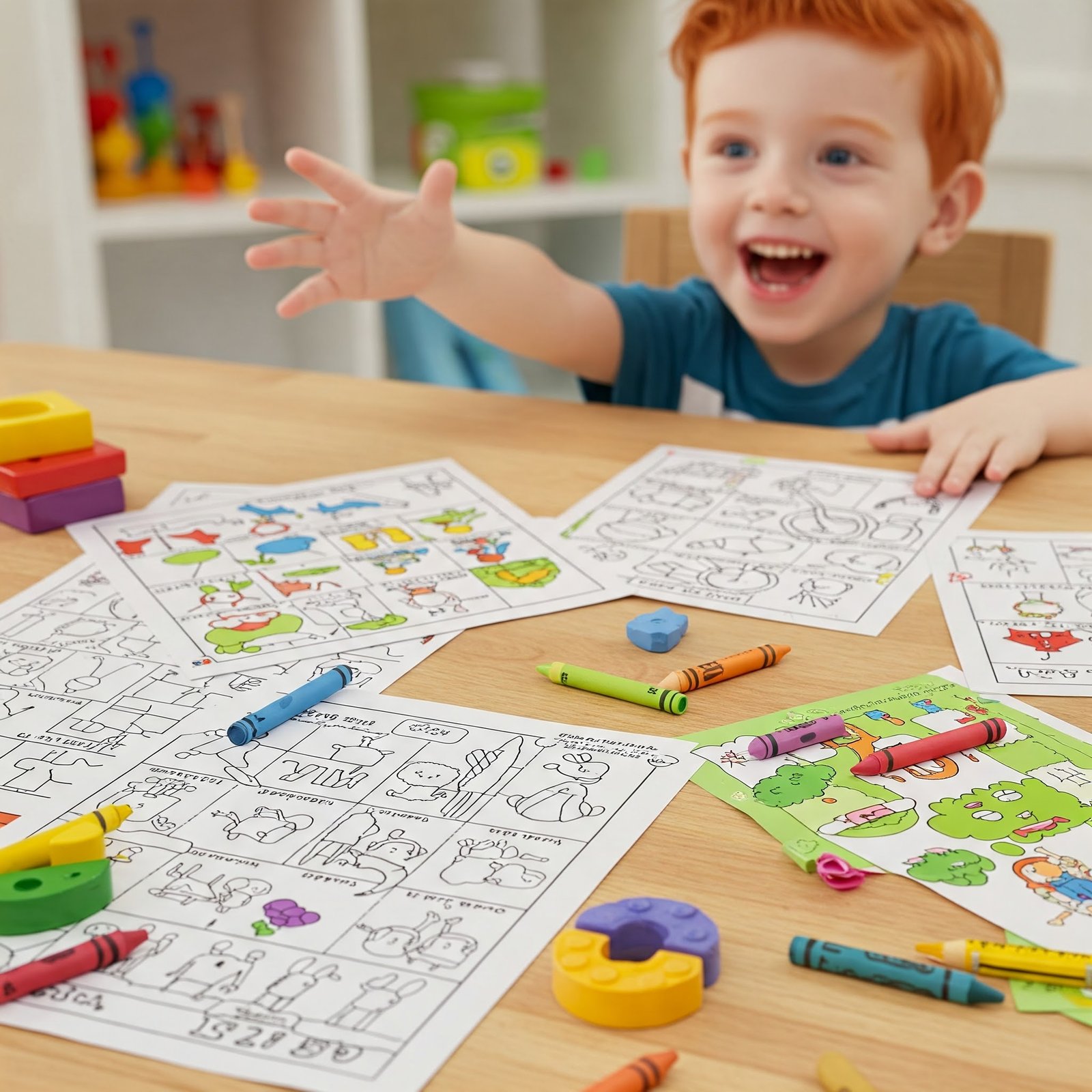 1200+ Kids Pencil Control Practice Worksheets Bundle: Printable Activities for Preschool & Kindergarten 5 activity books6