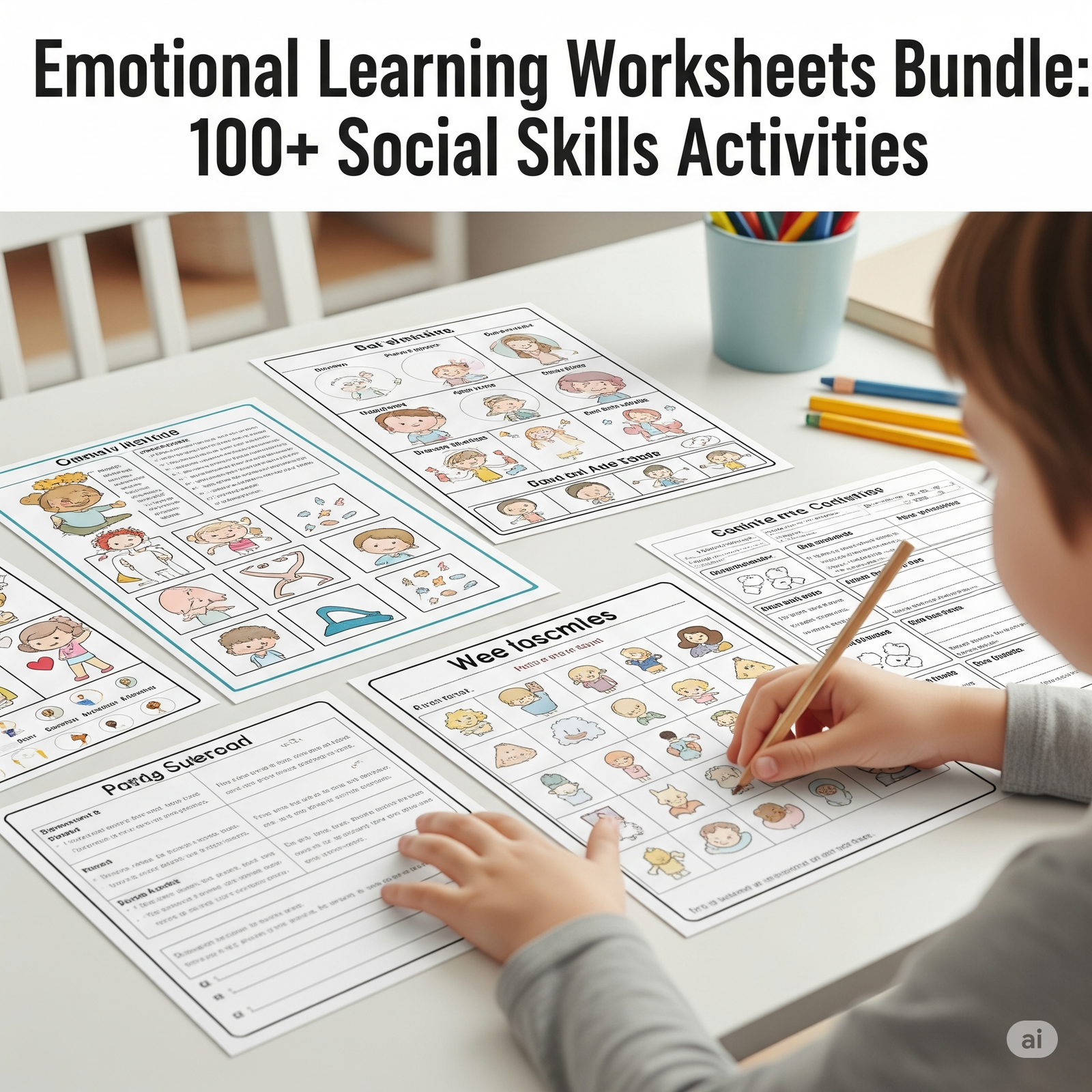 100+ Emotional Social Skills Activities 3 Emotional Learning Worksheets2