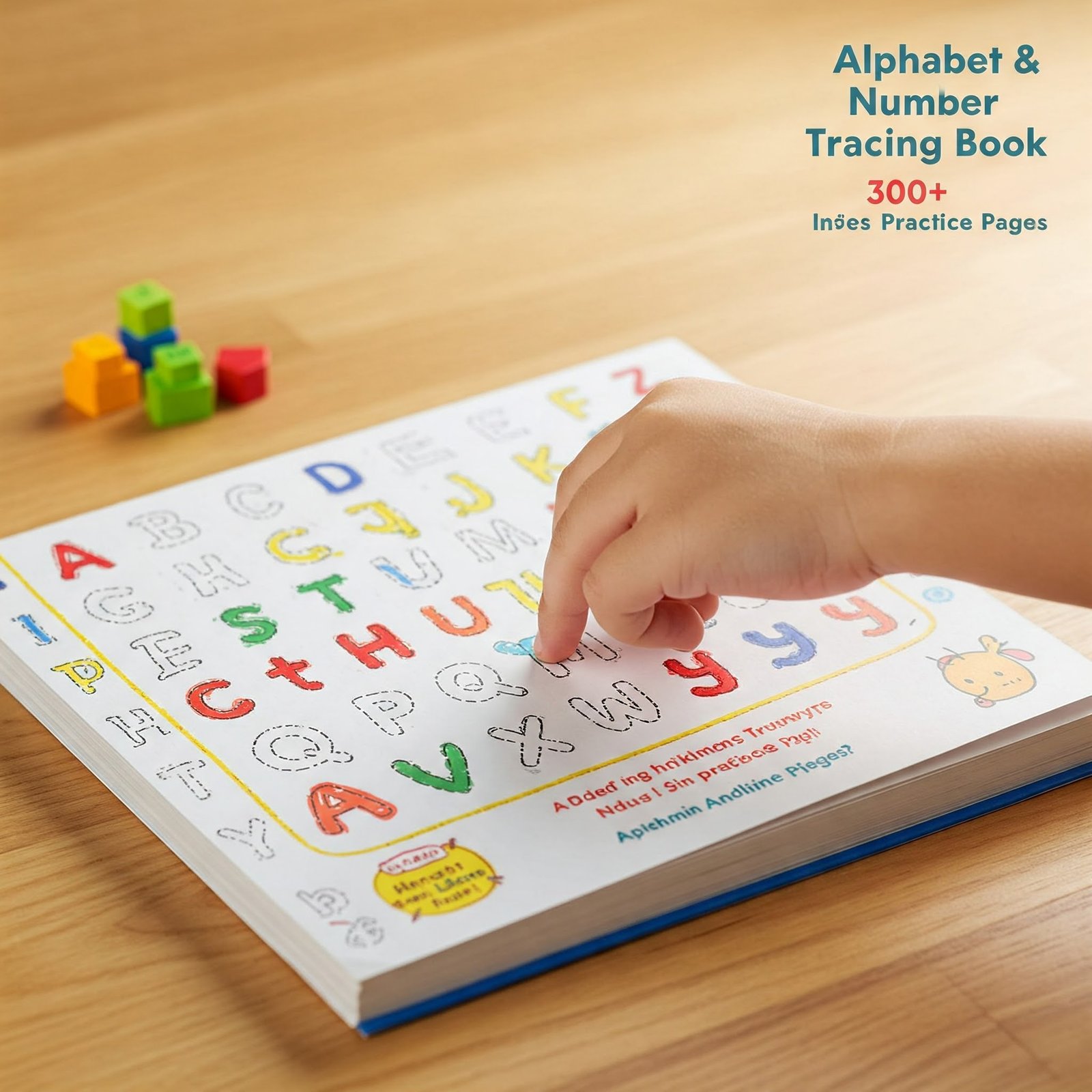 Alphabets & Numbers Tracing Worksheets Bundle: 500+ Worksheets 5 Gemini Generated Image amki0iamki0iamki