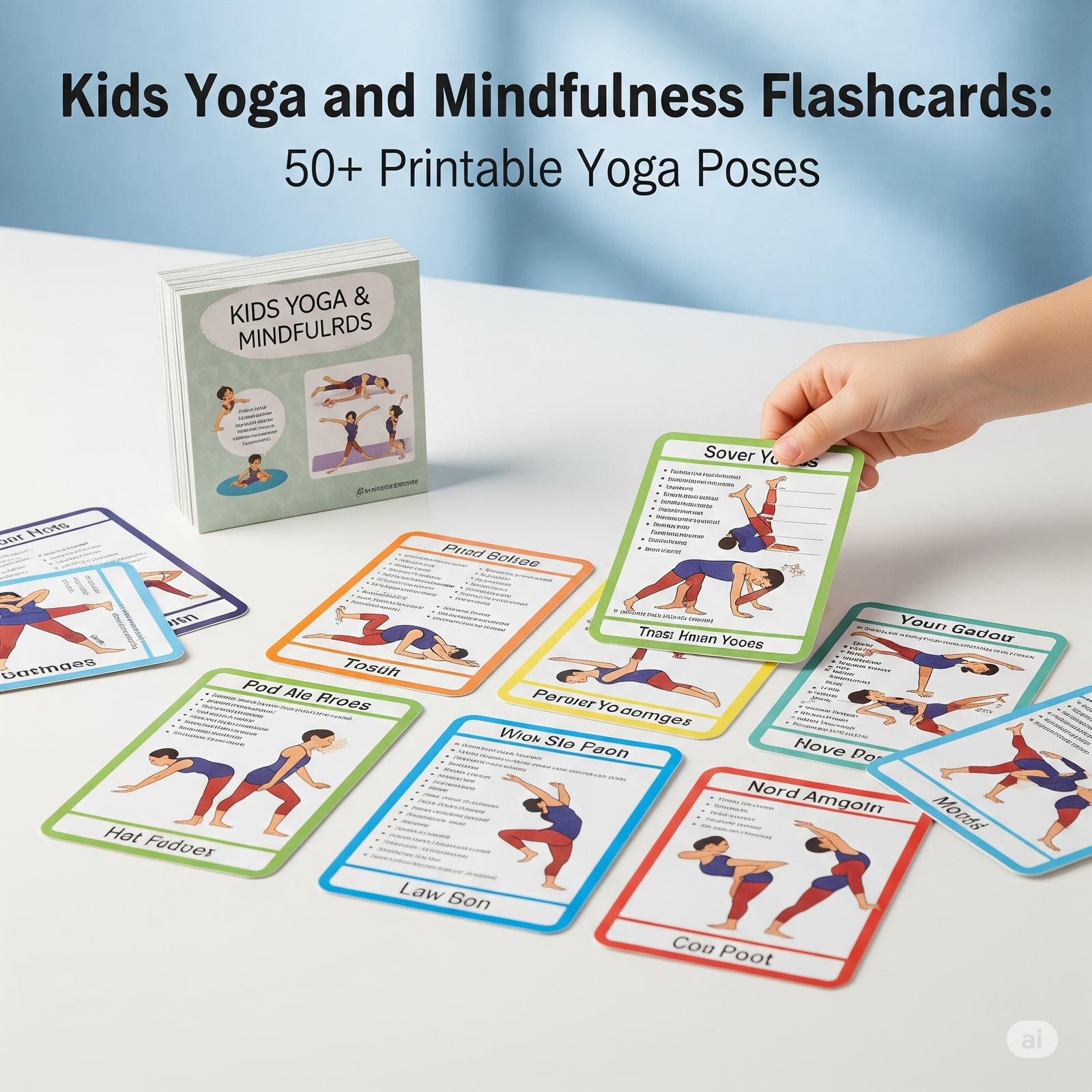 Kids Yoga & Mindfulness Cards: 100+ Printable Poses 2 Kids Yoga and Mindfulness2