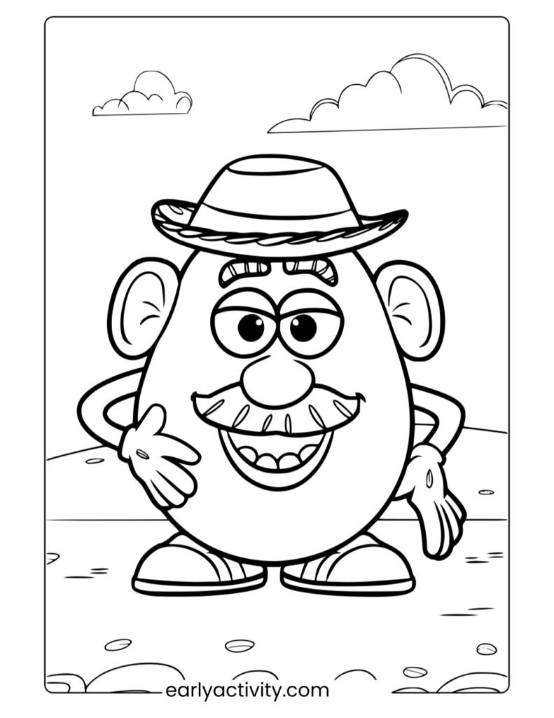 12_ mr potato head toy story coloring pages pdf
