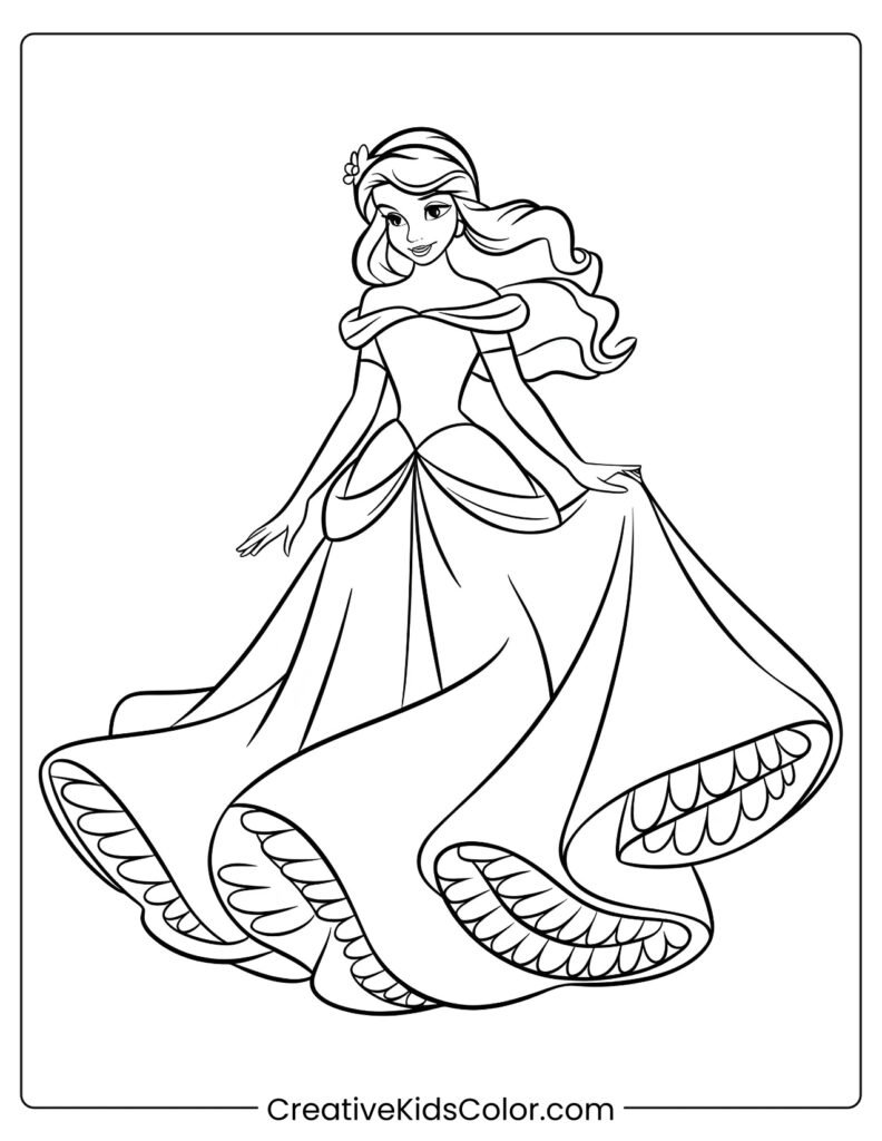 45 Rapunzels Tower Colouring page .pdf